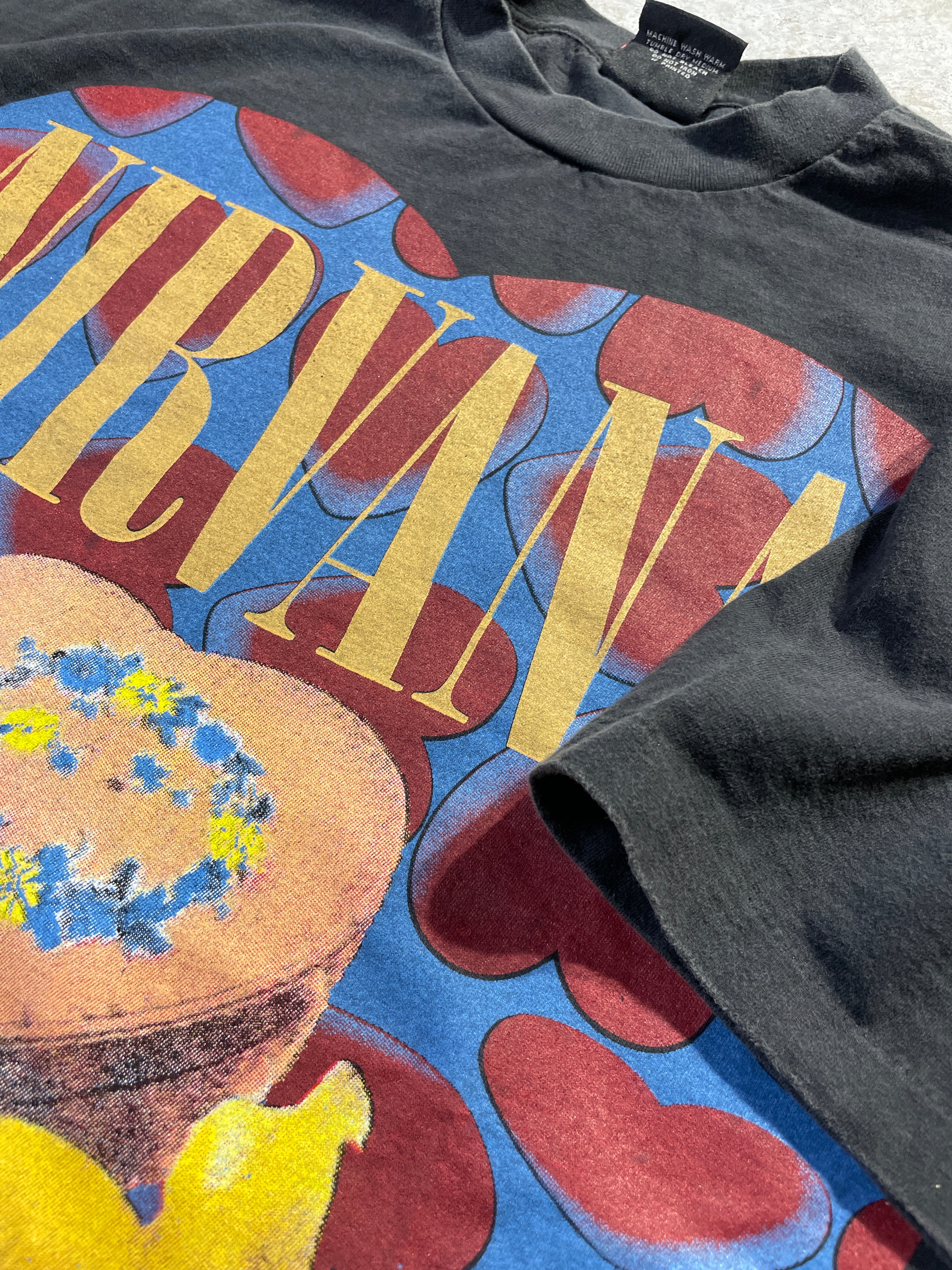 90s Nirvana Heart Shape Box Tee (X-Large)