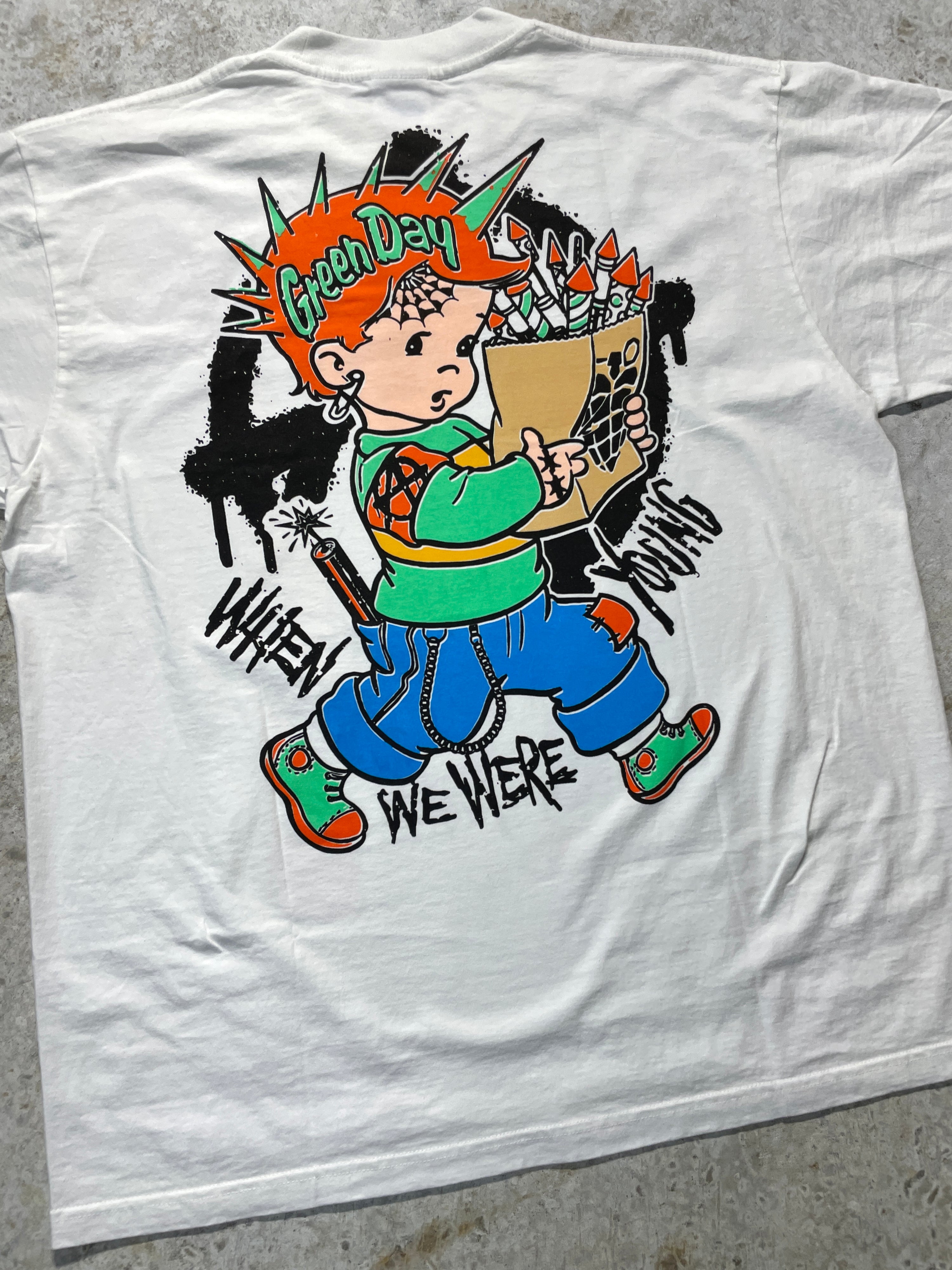 90s Green Day Band Tee (X-Large)