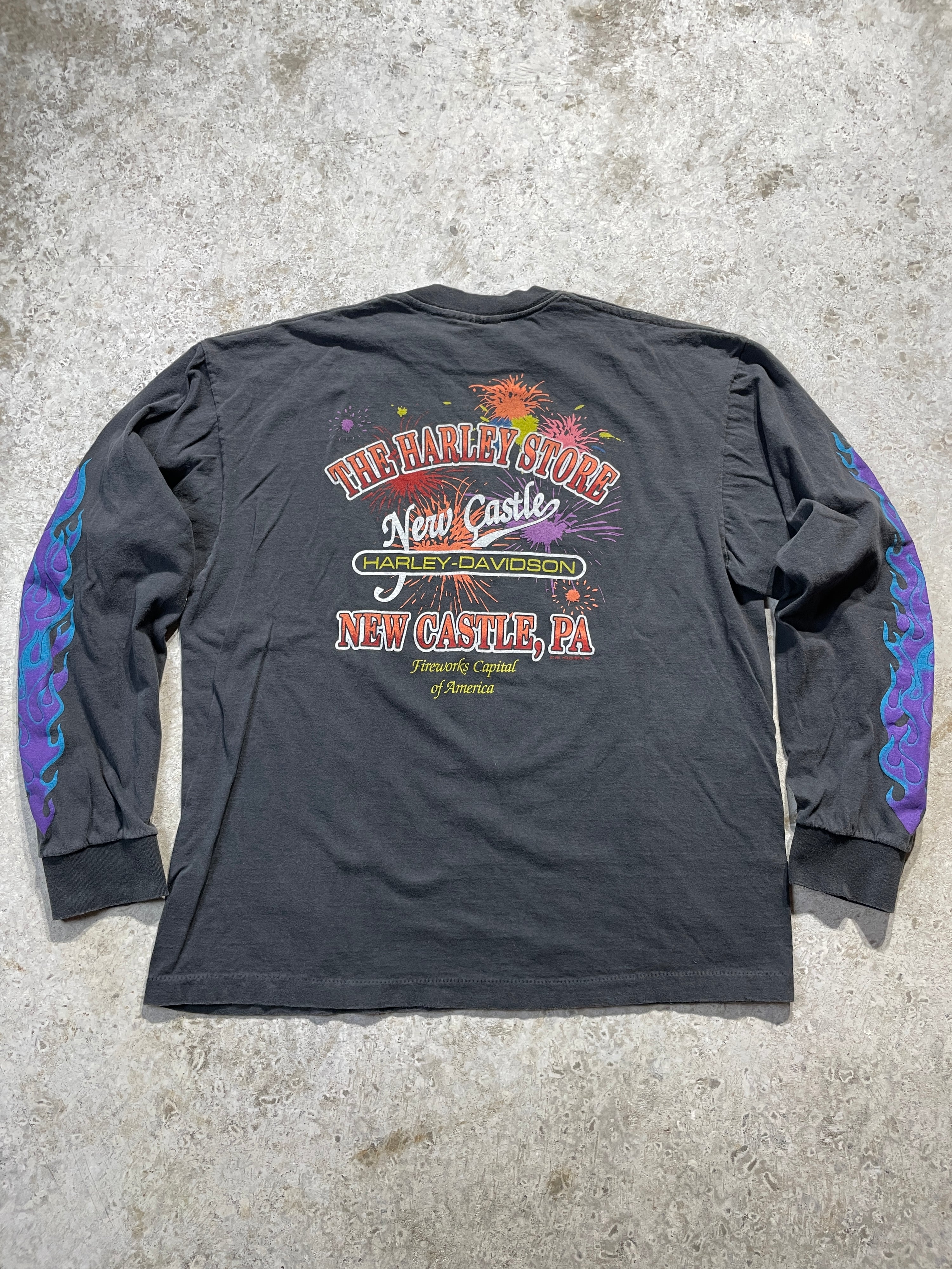 1991 Harley Davidson Chrome Sweet Chrome Long Sleeve (X-Large)