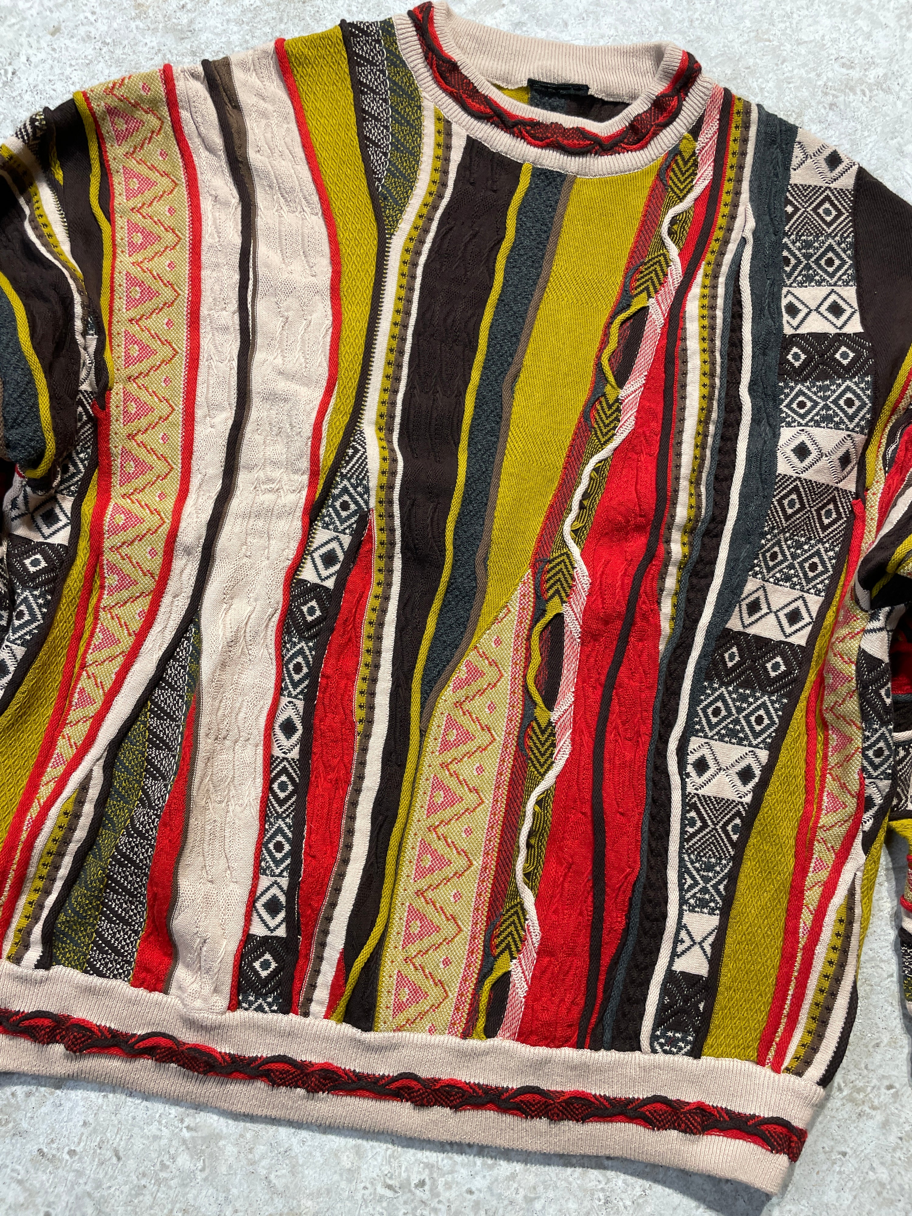 Colorful Coogi Style Sweater (Large-XL)