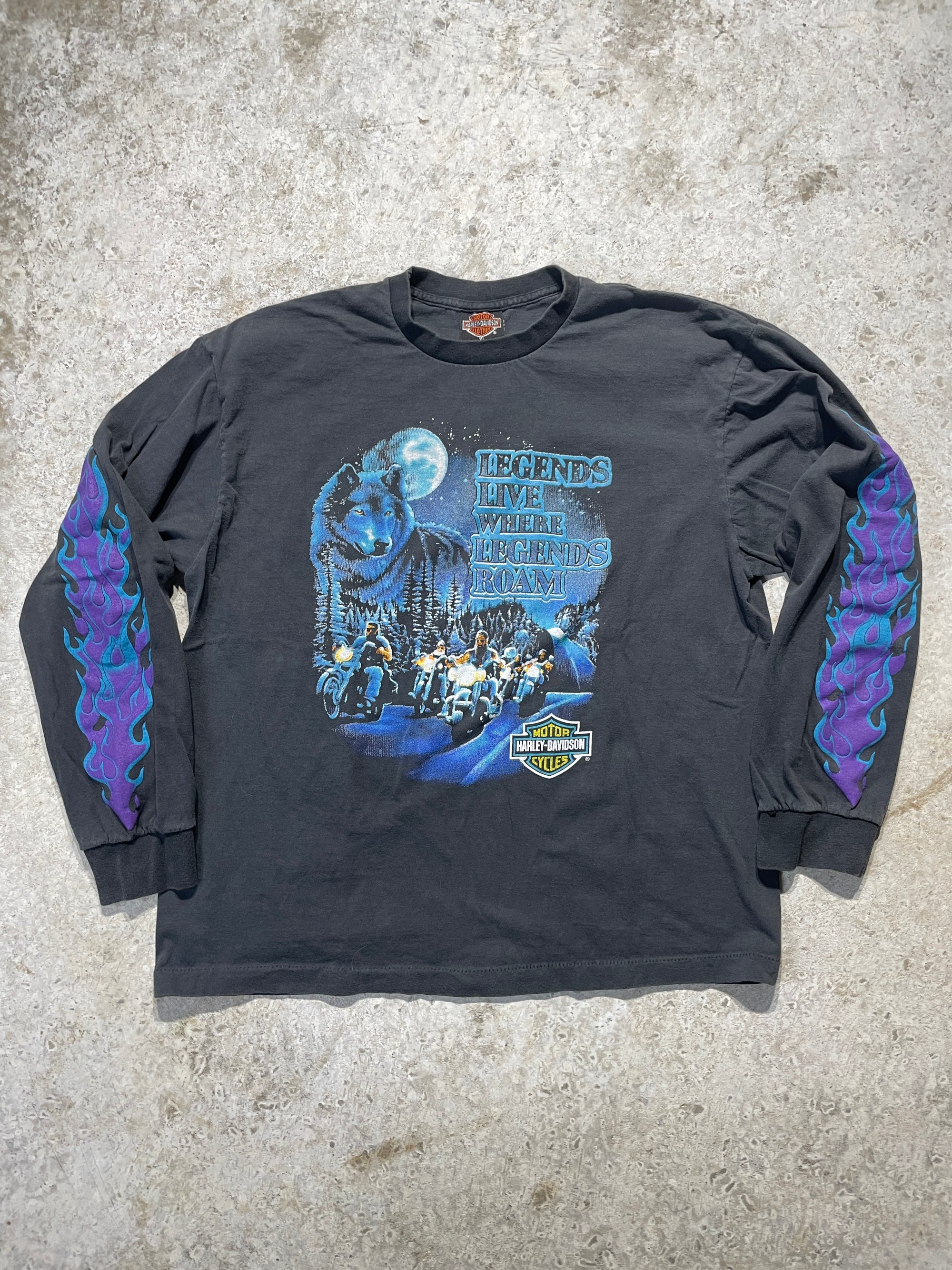1995 Seattle Harley Davidson Long Sleeve (X-Large)