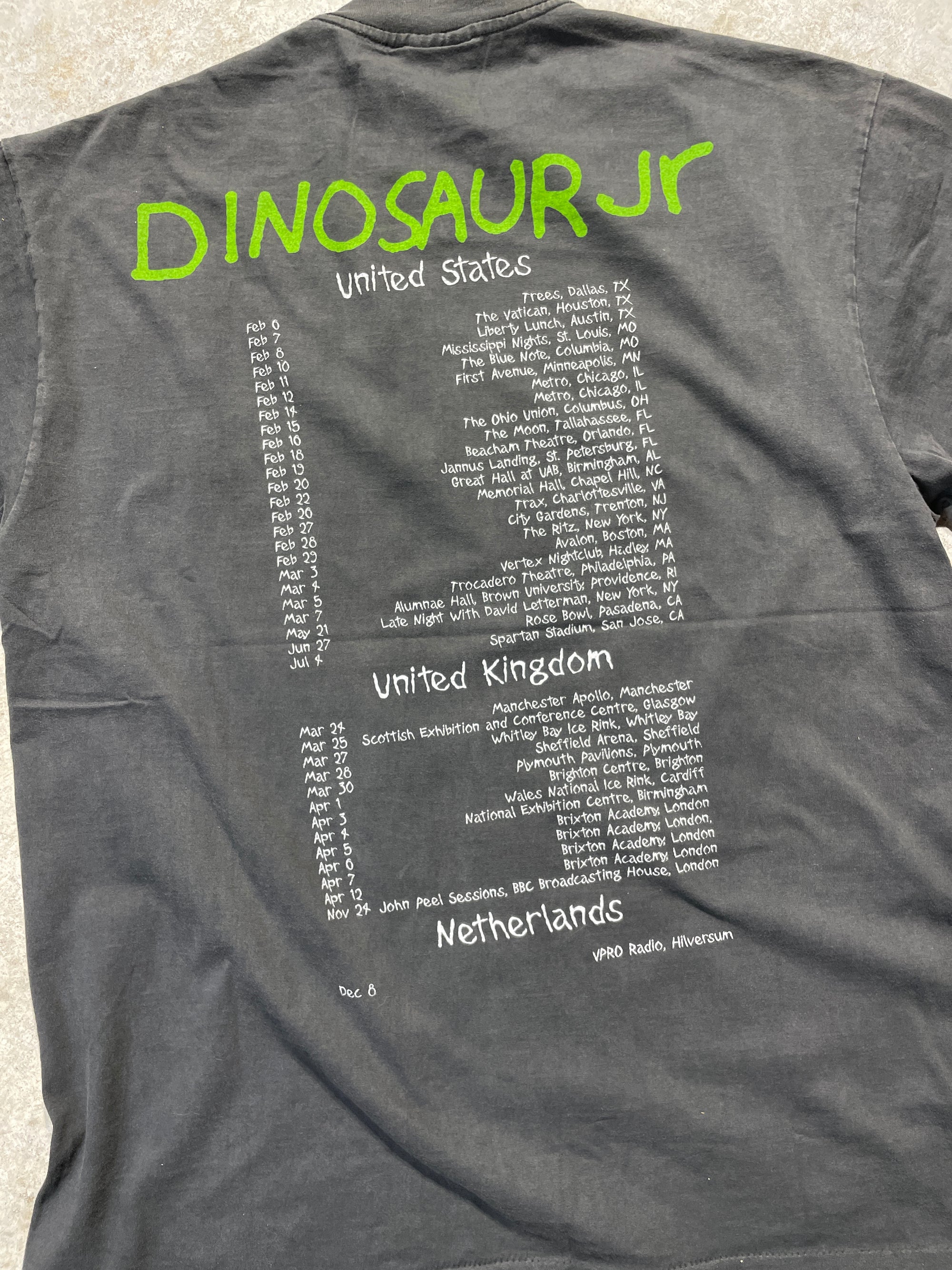 1992 Dinosaur Jr Band Tour Tee (X-Large) Tee - Vintage64.com - []