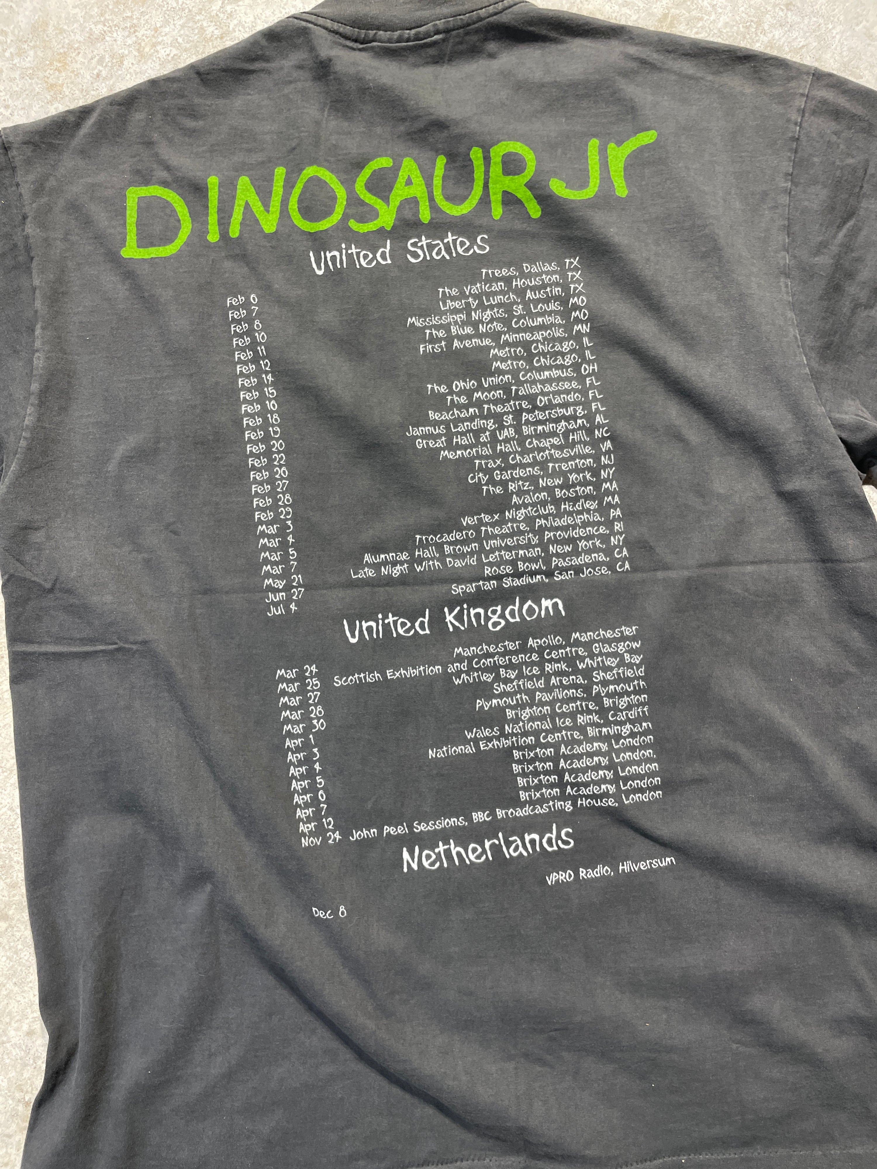 1992 Dinosaur Jr Band Tour Tee (X-Large) Tee - Vintage64.com - []