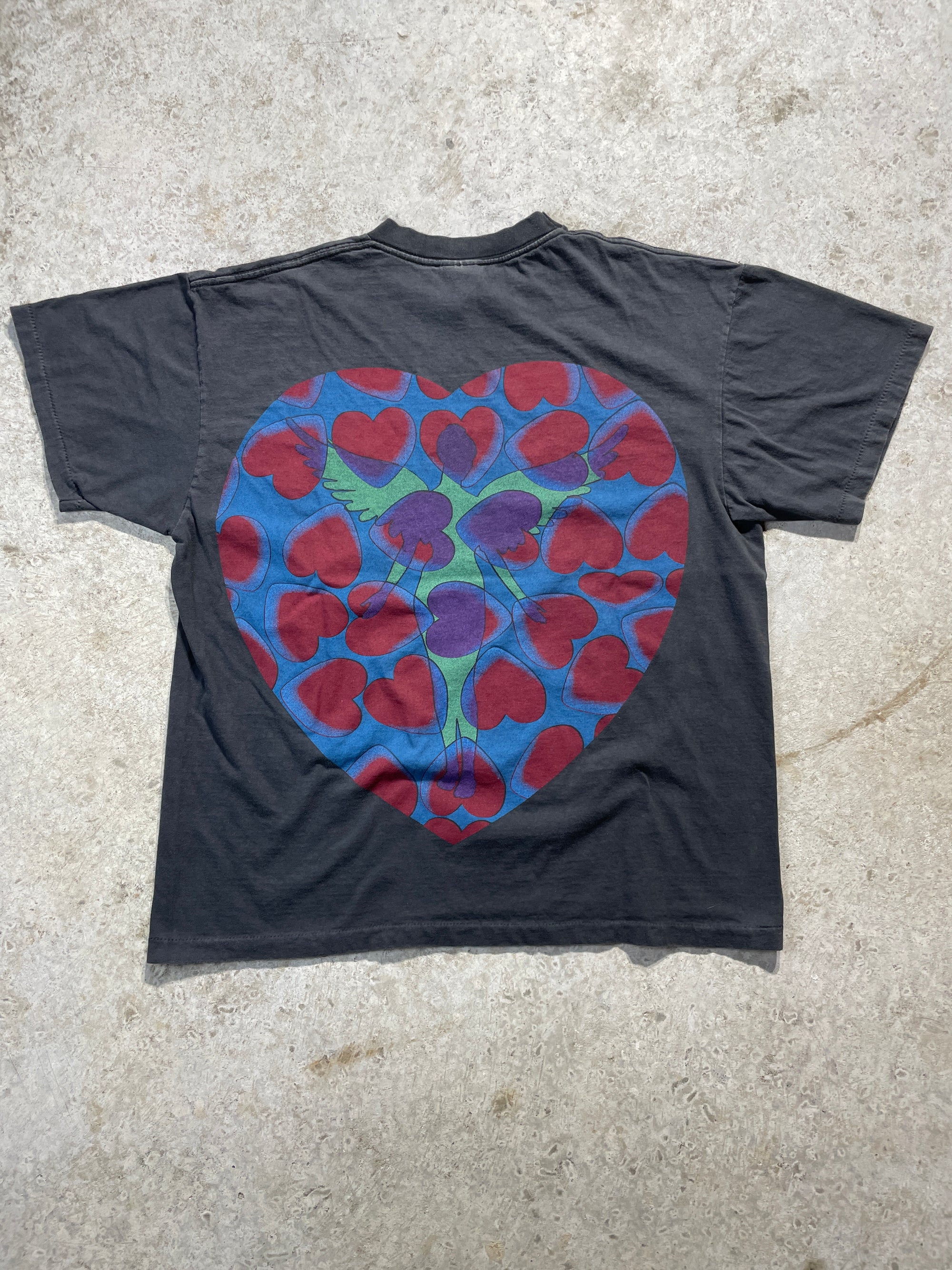 90s Nirvana Heart Shape Box Tee (X-Large)