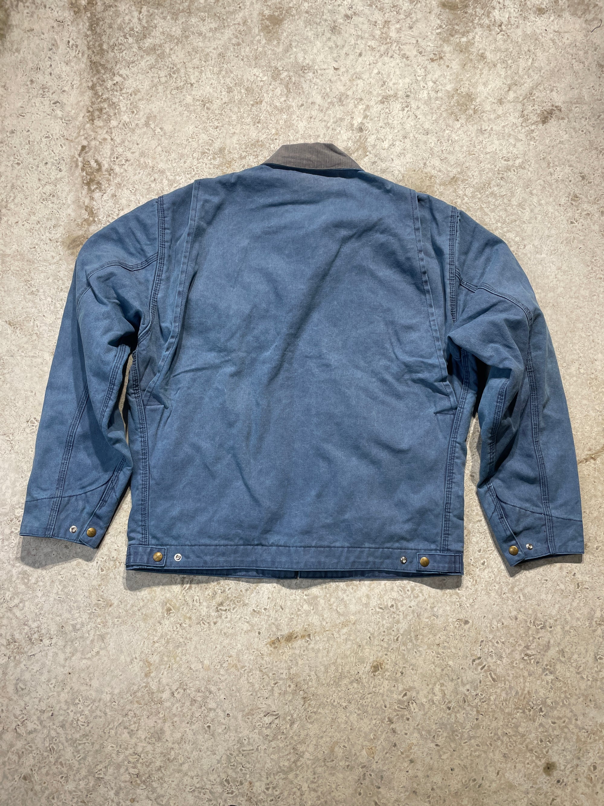 90s Blue Detroit Carhartt Jacket (Large)