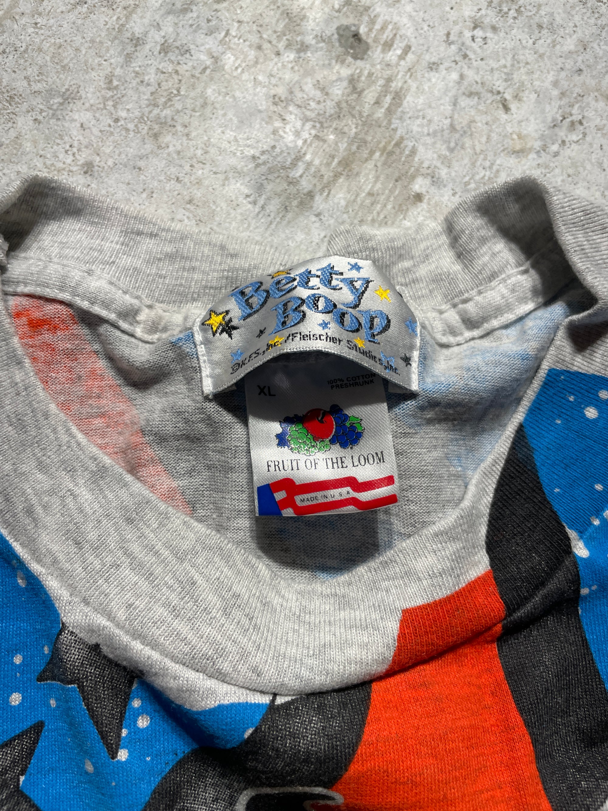 90s Betty Boop All Over Print Tee (X-Large) Tee - Vintage64.com - []